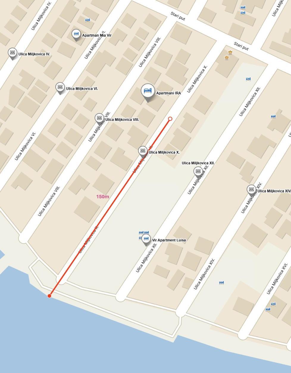 Apartmani Ira Vir Exteriör bild